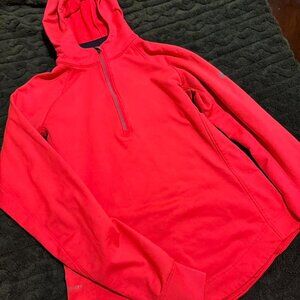 Nike Women's Quarterzip in Coral Size Small Like New